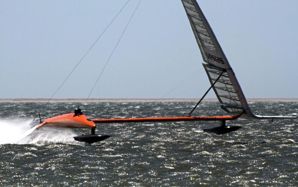 (2)  The world's fastest sailboat, Paul Larsen's Vestas Sail Rocket (HR) - Audi Hamilton Island Race Week © Paul Larsen